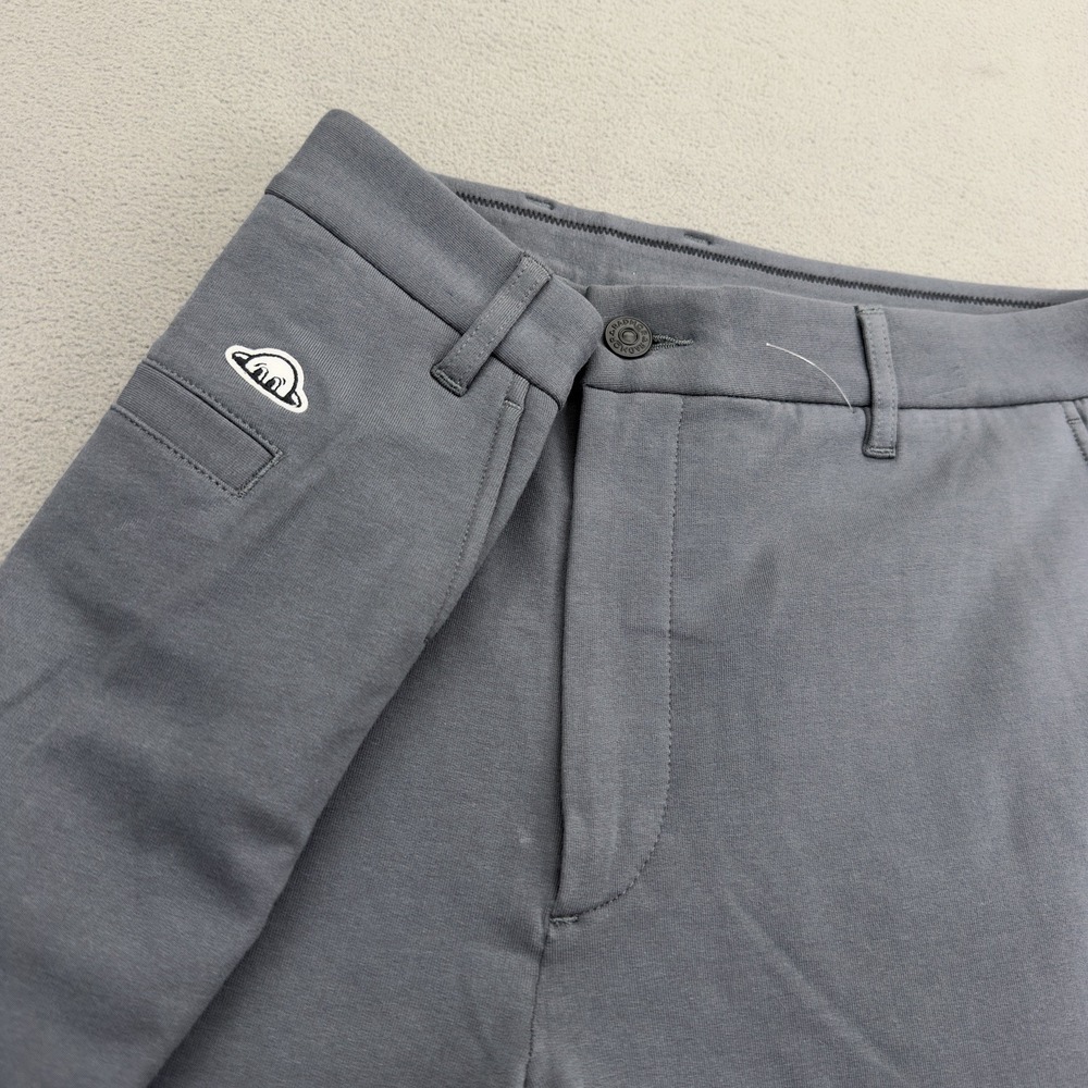 Radmor Five-O Flat Front Golf Pants Mens 36x30 Shadow Gray Performance B-Rad